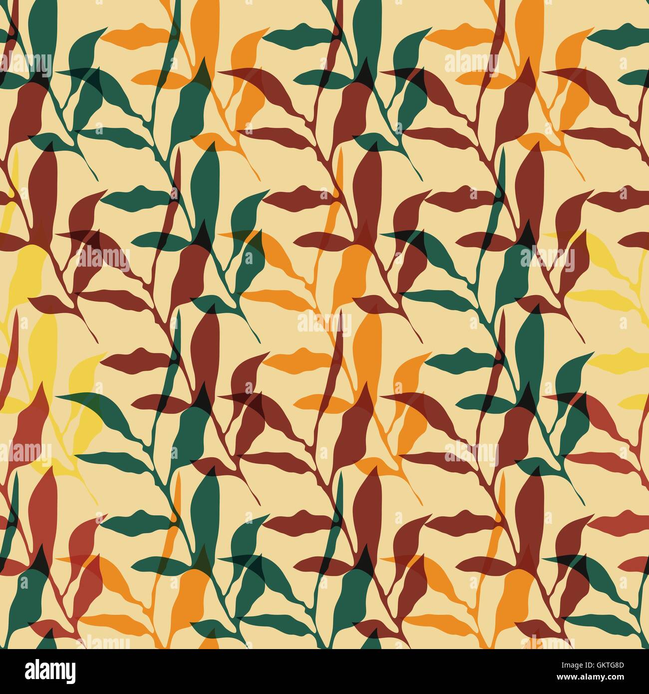 Vintage floral seamless pattern Stock Vector Image & Art - Alamy