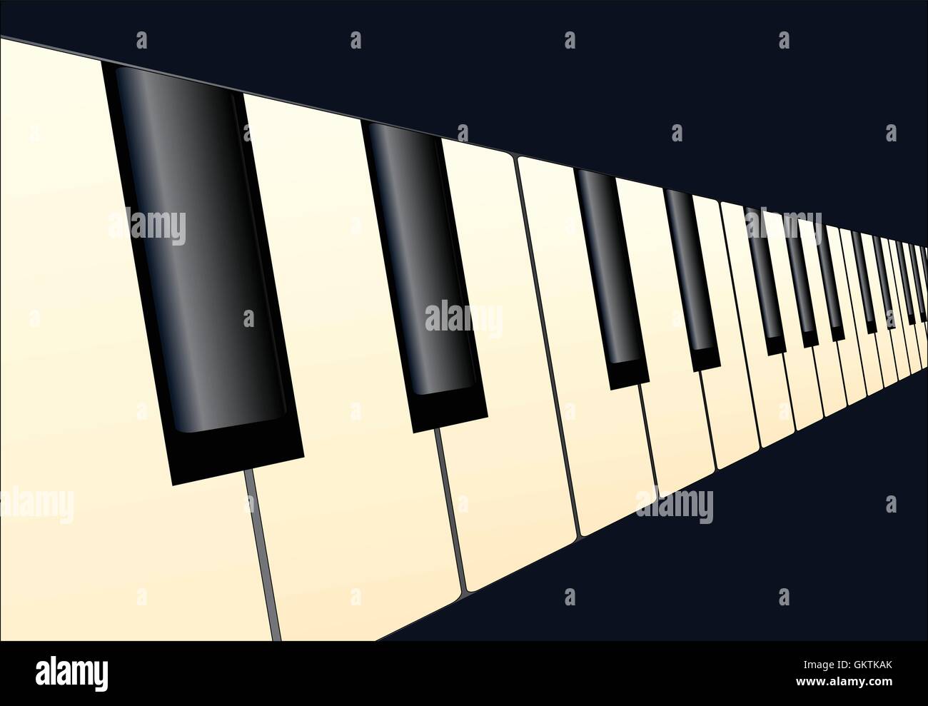 Piano keys drawing hires stock photography and images Alamy