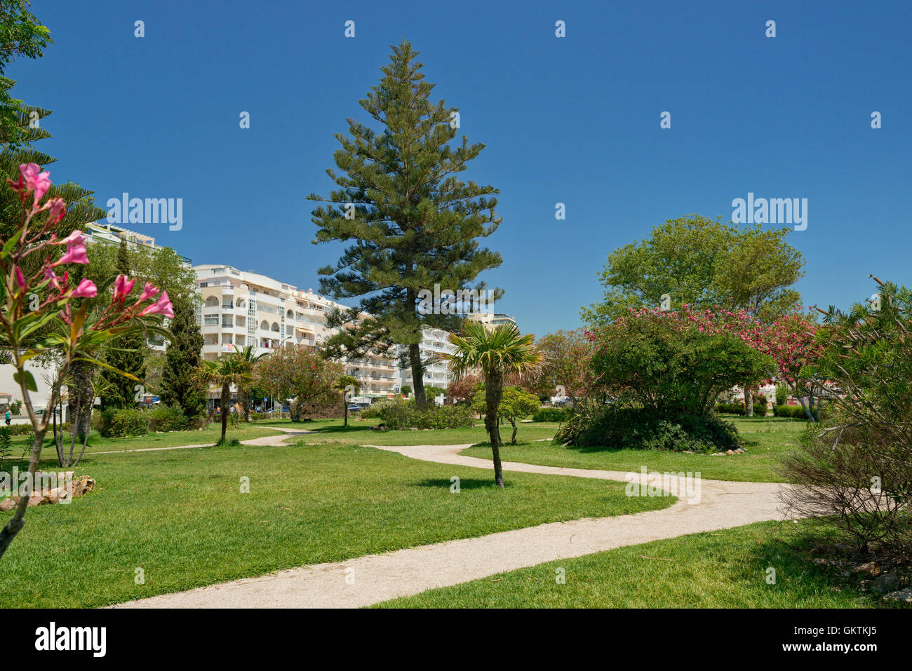Monte Gordo, the seafront gardens, Algarve, Portugal Stock Photo Alamy