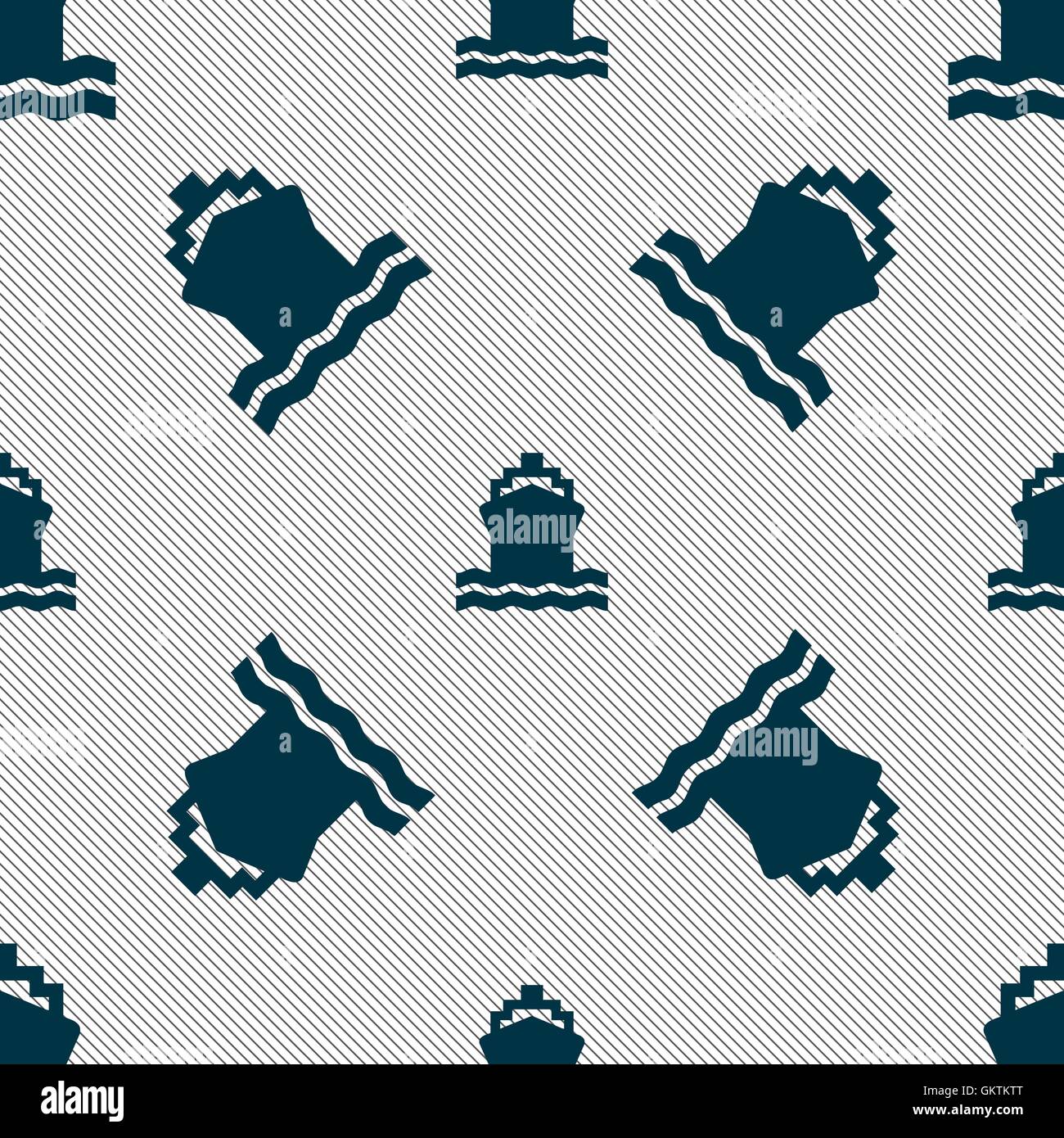 Seamless logistic transportation service pattern hi-res stock ...