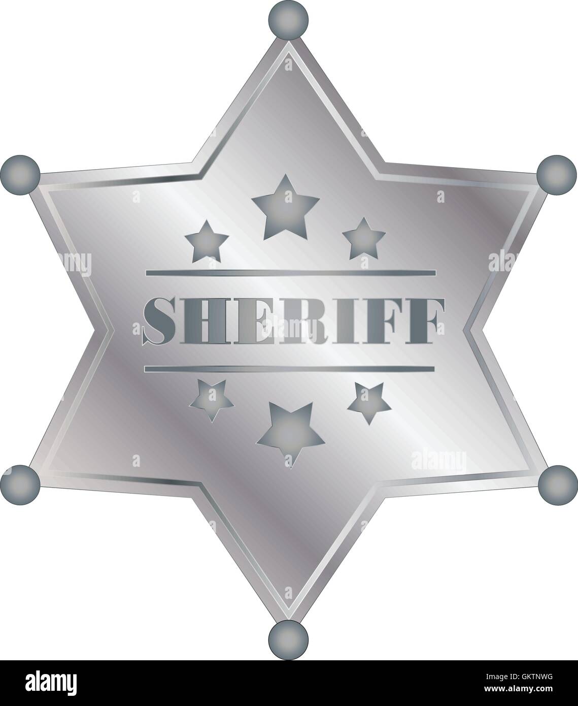 sheriff badges Stock Vector