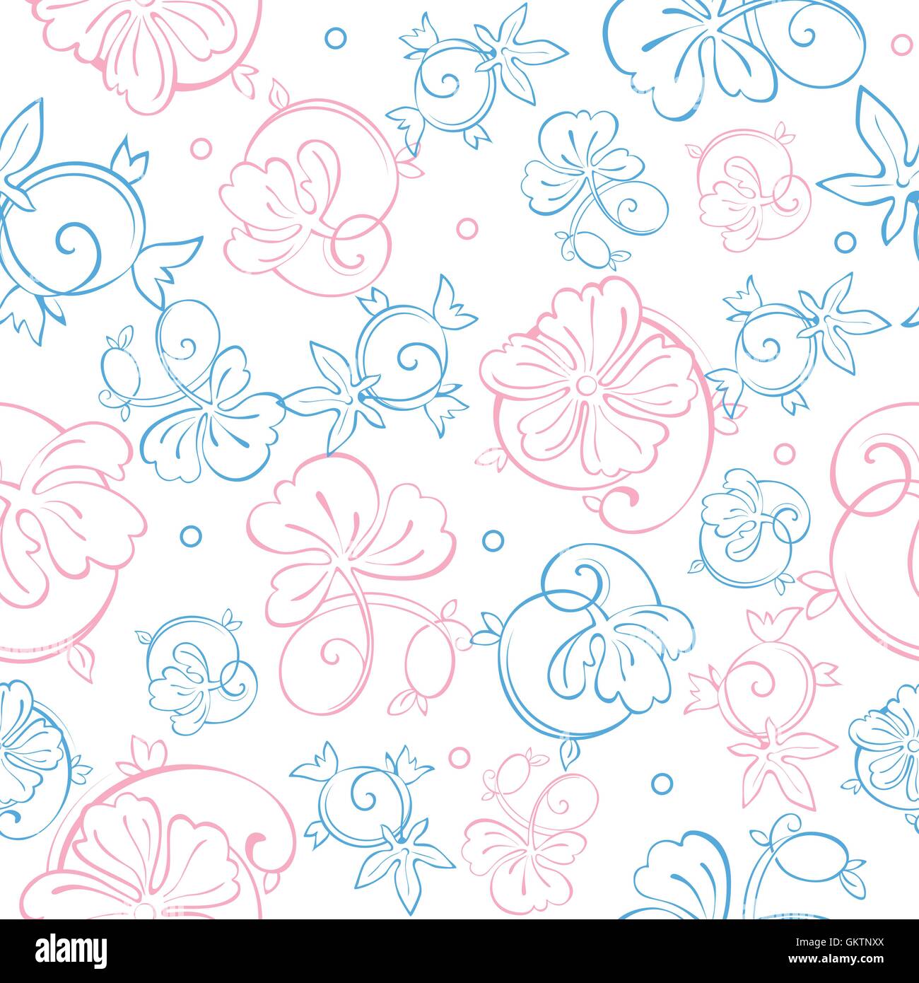 Floral Repeating Pattern Light Blue High Resolution Stock Photography ...