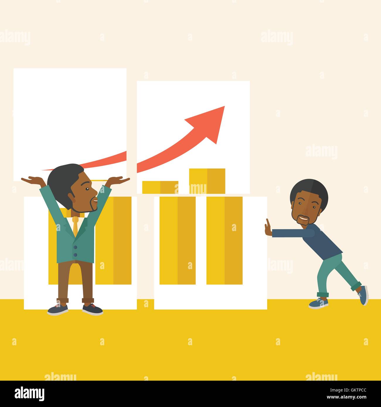 Two successful black guy Stock Vector Image & Art Alamy