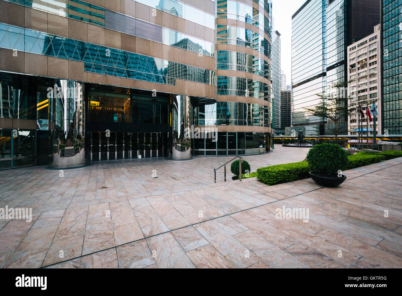 Modern buildings at Central, in Hong Kong Stock Photo - Alamy