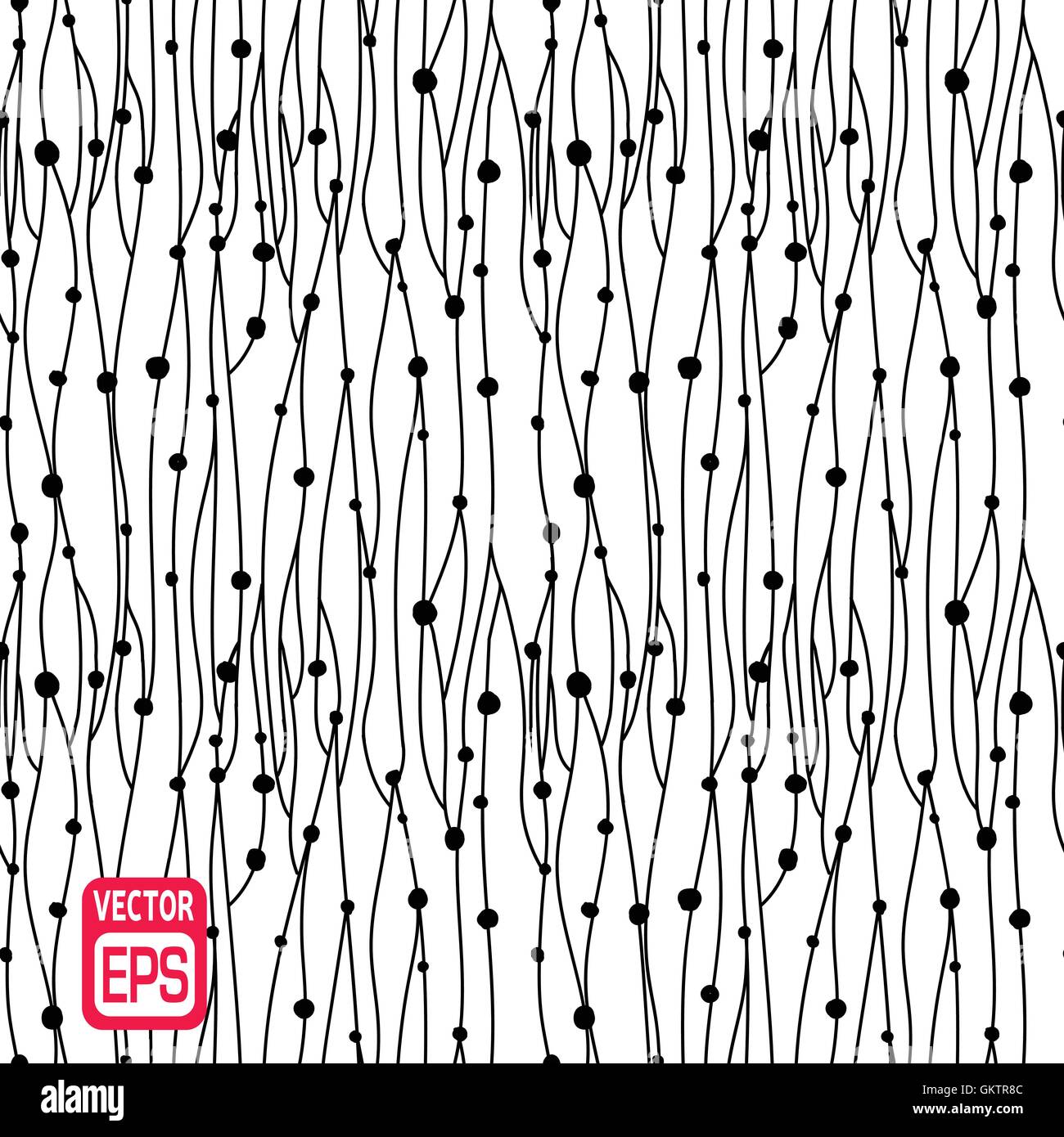 black and white stripes hand drawn pattern Stock Vector Image & Art - Alamy