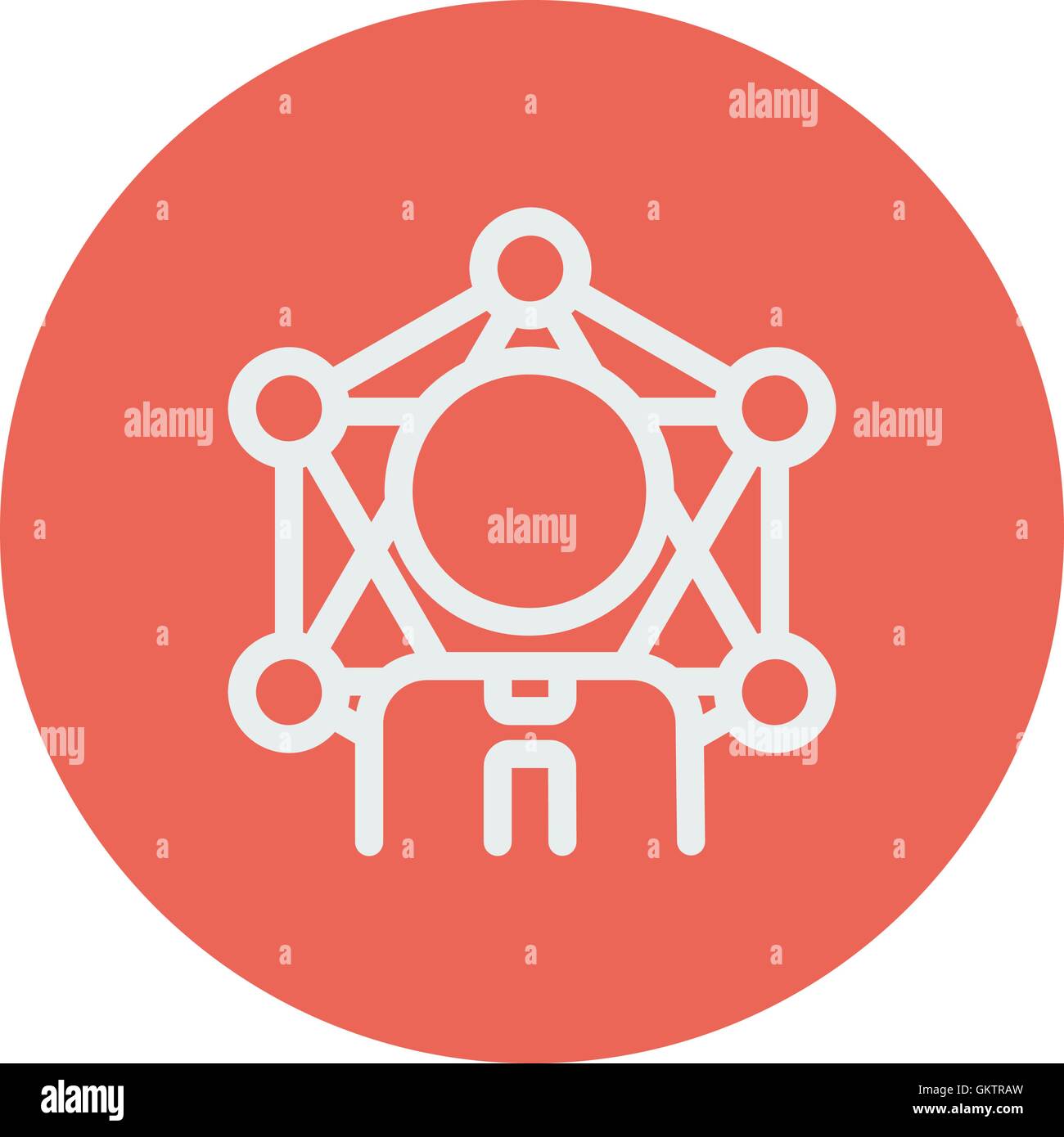 Online student icon outline hi-res stock photography and images - Alamy