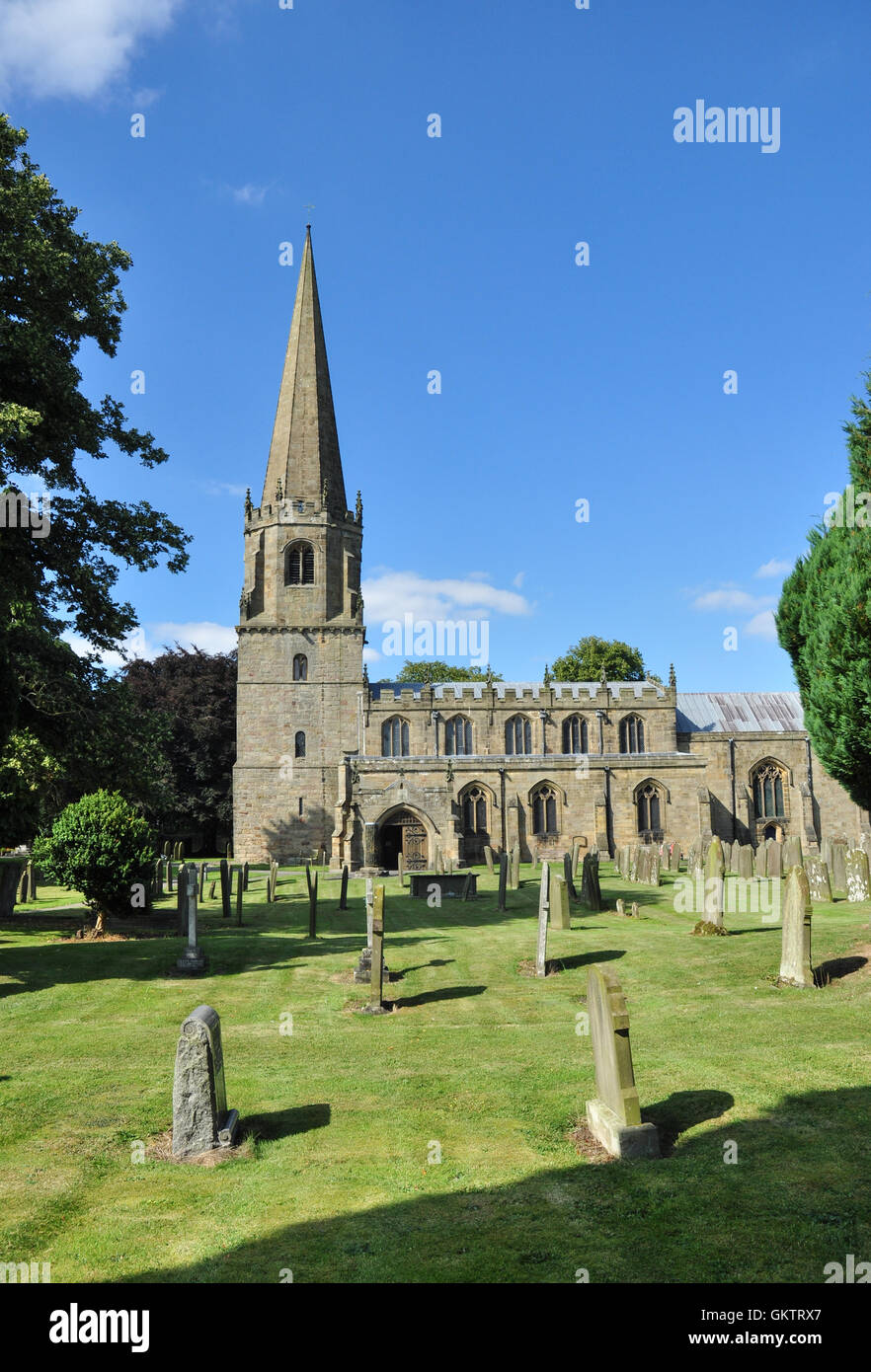 St Mary's Church, Masham, North Yorkshire, England, UK Stock Photo