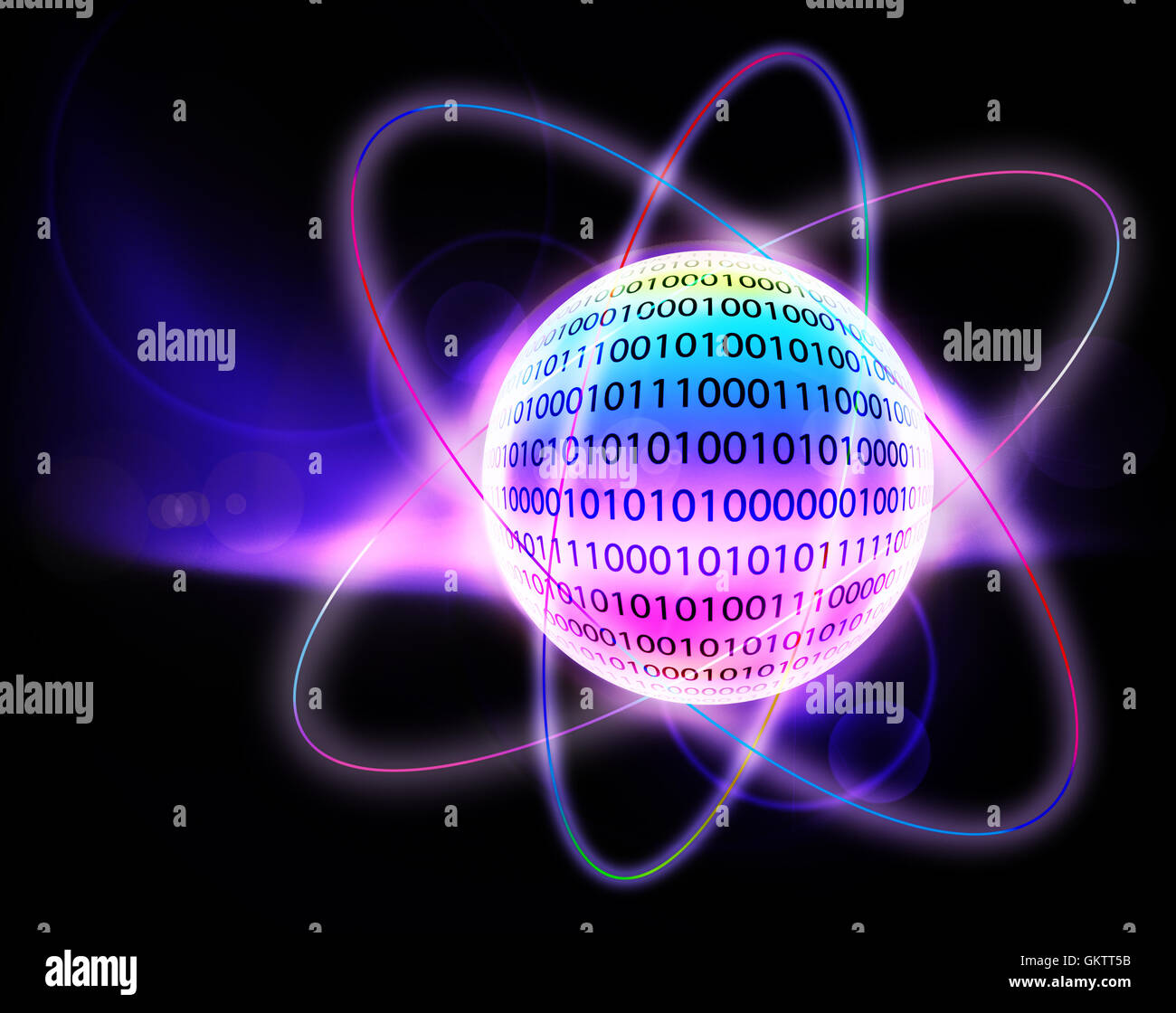 BINARY DATA ORBIT Stock Photo - Alamy