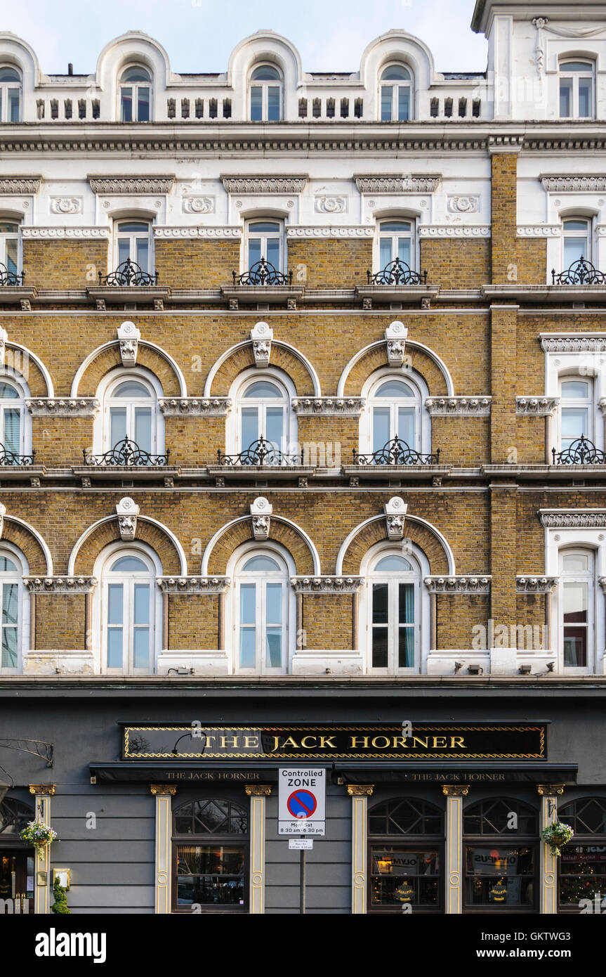 Jack Homer - Fuller' pub and restaurant on Tottenham Court Road London Stock Photo