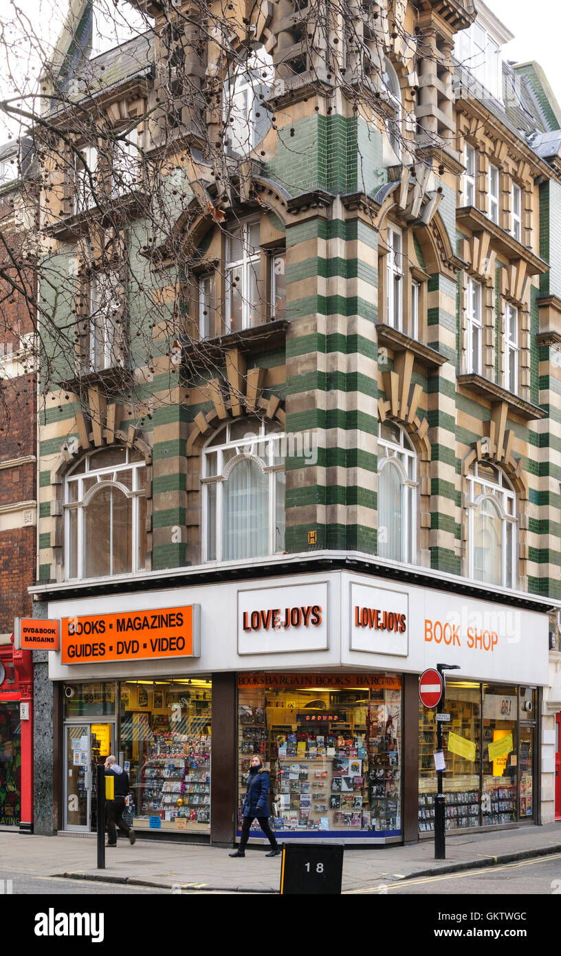 99a Charing Cross Road, London. Stock Photo