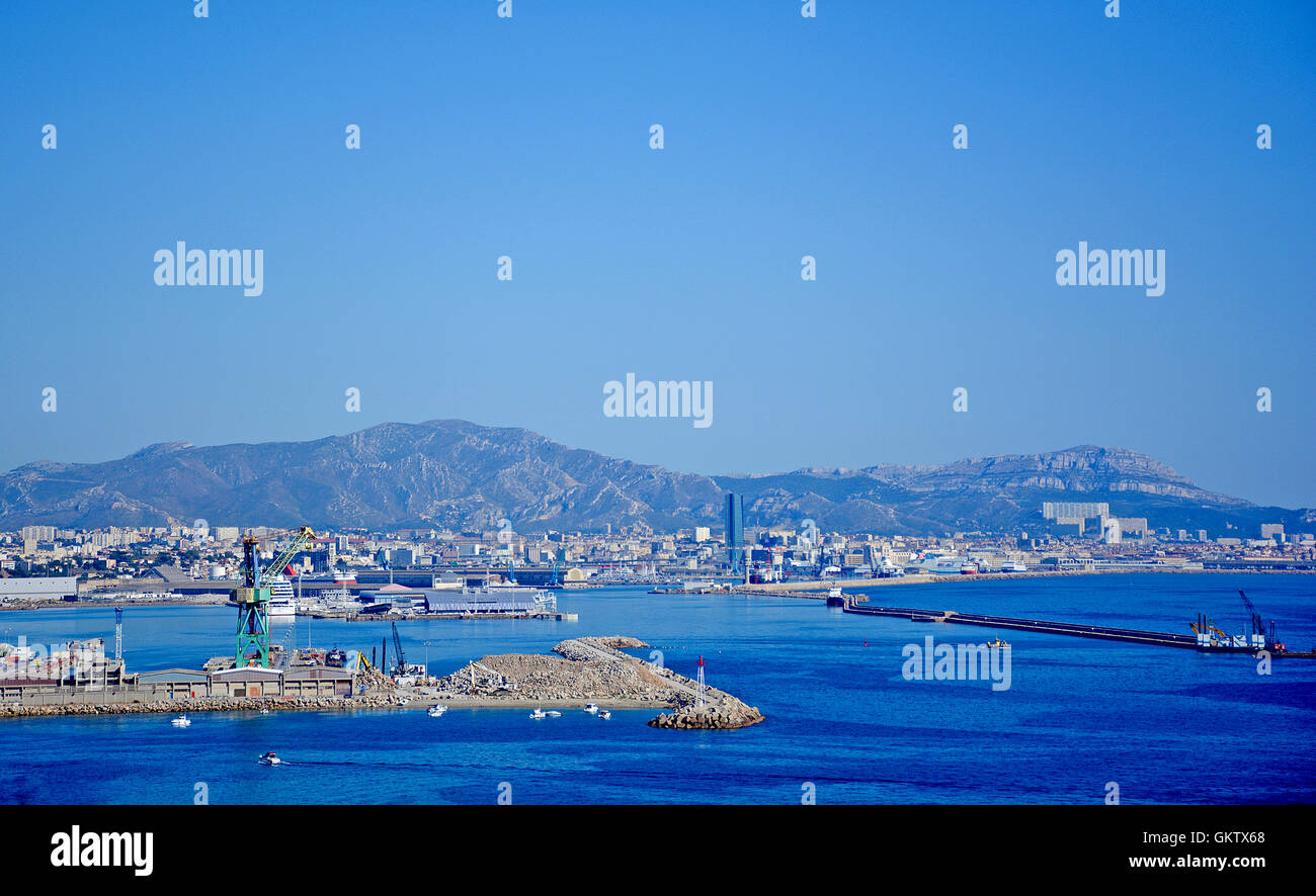 Grand port maritime de Marseille Bouches-du-Rhone France Stock Photo - Alamy