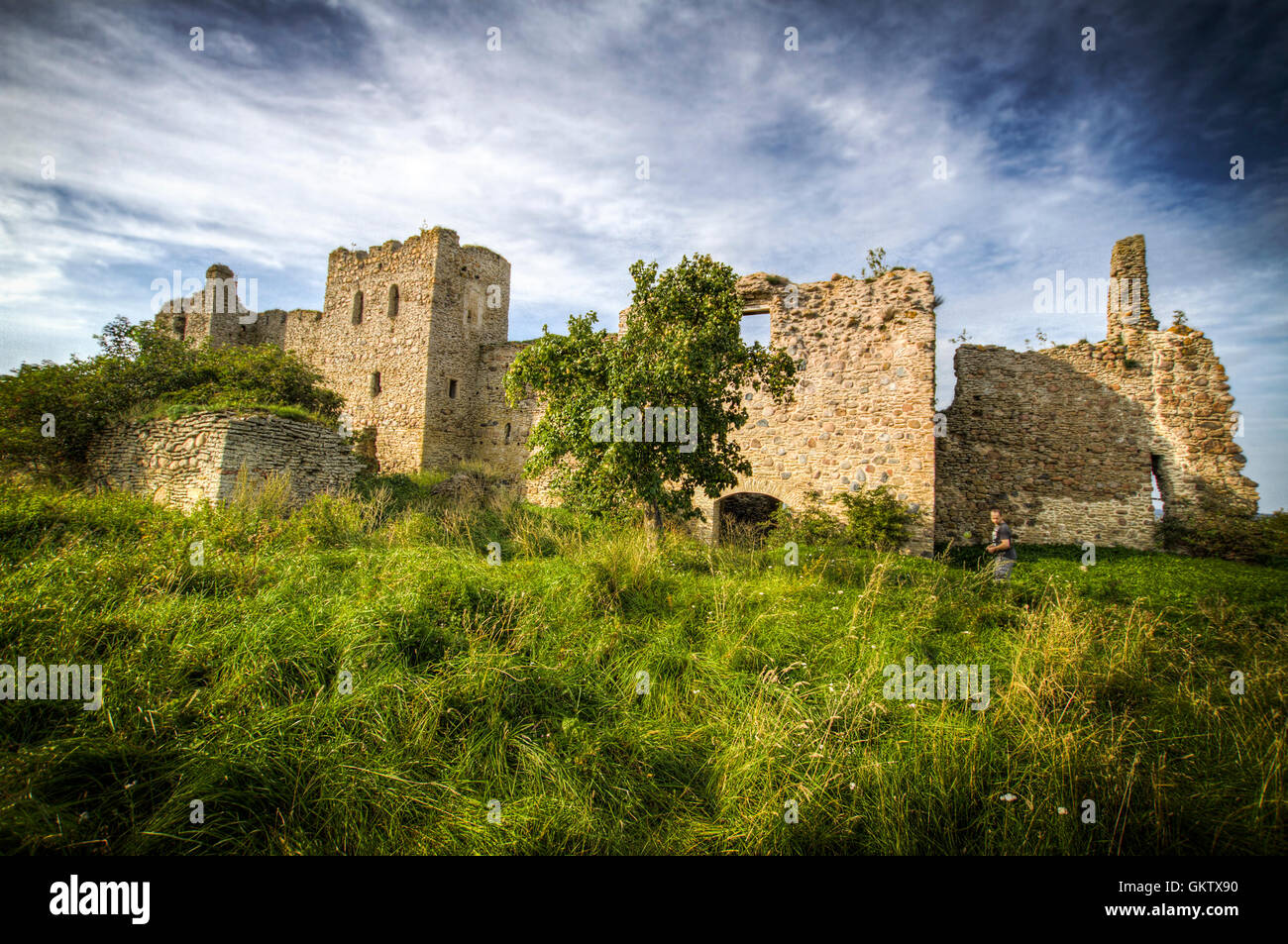 Estonia. Toolse. Ruins of a castle .  Earlier Tolsburg or Vredeborch Stock Photo
