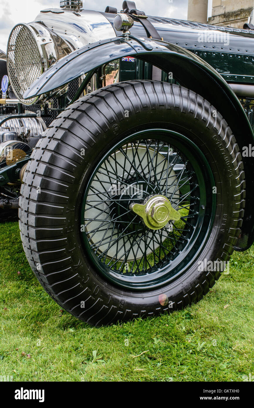 Vintage Bentley Front Wheel, East Yorkshire Thoroughbred Car Club