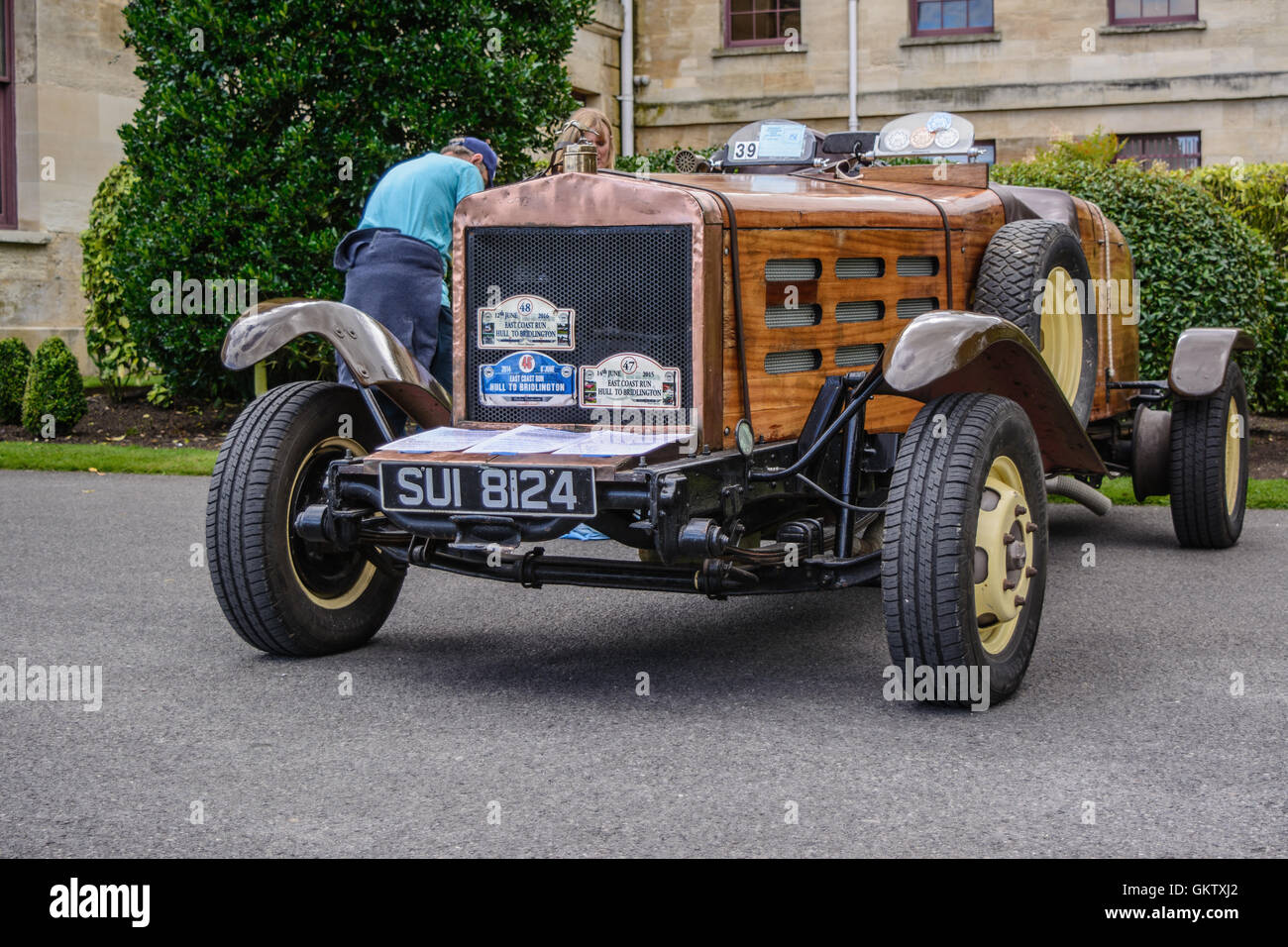 Replica of André Dubonnet's 1924 'Tulipwood' Hispano-Suiza H6C Targa Florio  Speedster Built From Recycled Materials Stock Photo - Alamy