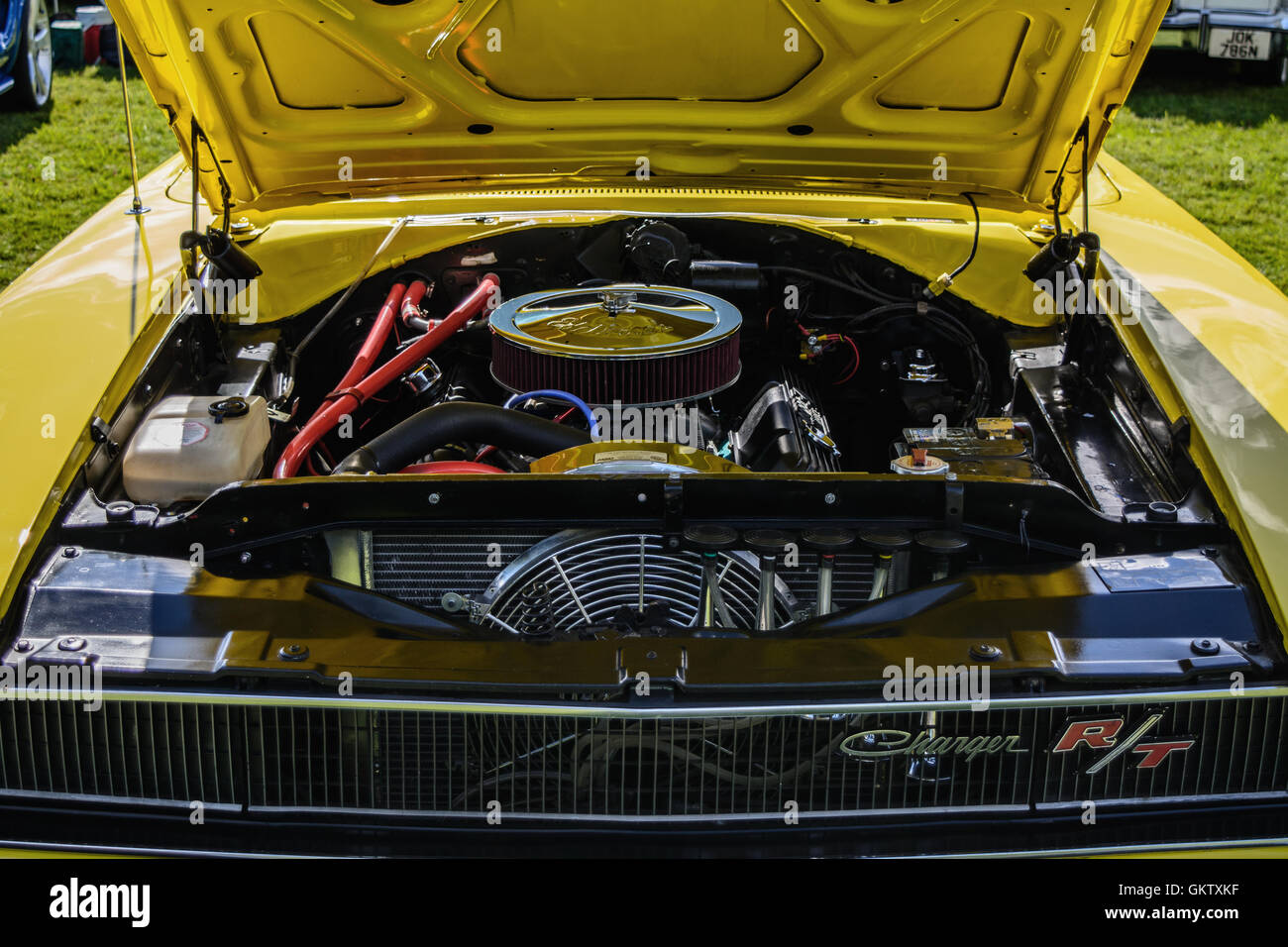 Dodge Charger Engine, East Yorkshire Thoroughbred Car Club Vintage