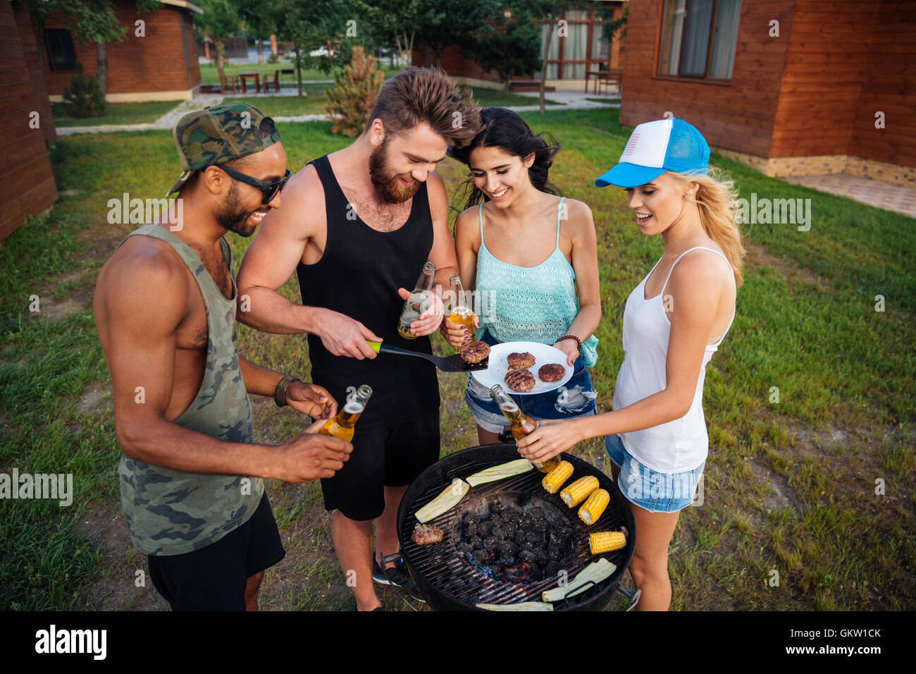 Happy teens smiling fun hi-res stock photography and images - Alamy