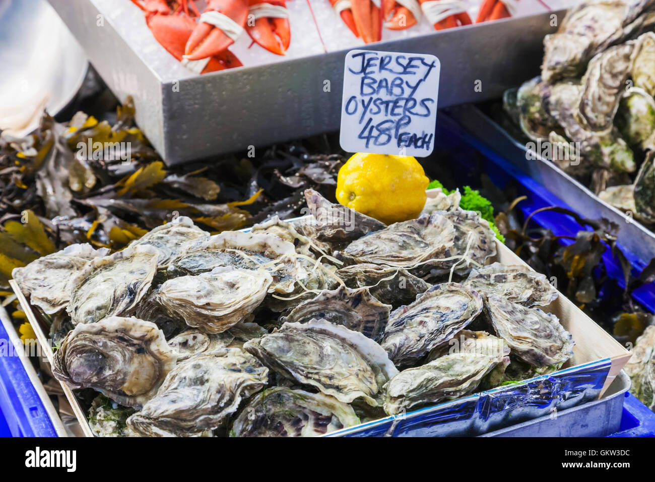 United Kingdom, Channel Islands, Jersey, St.Helier, Fish Market