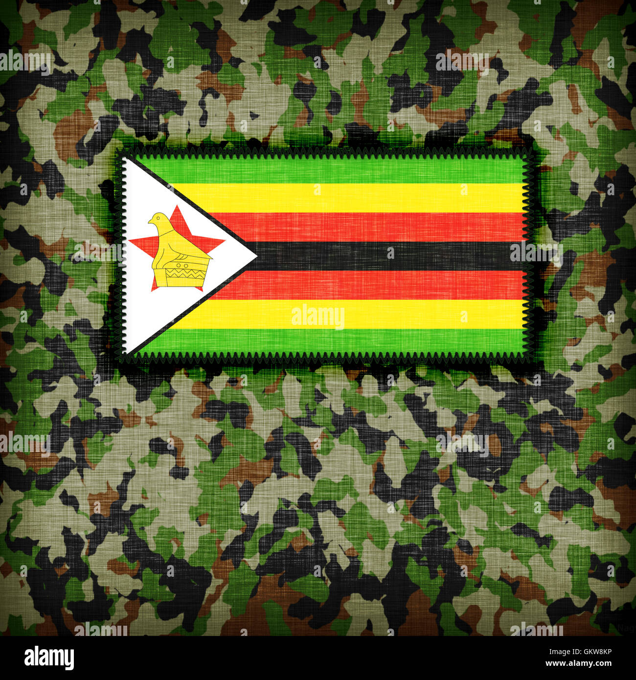 Amy camouflage uniform, Zimbabwe Stock Photo Alamy