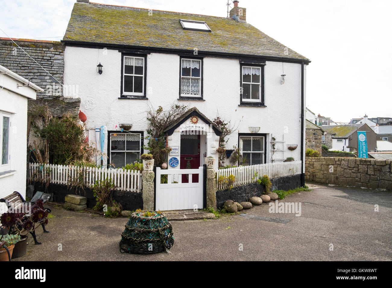 Norwegian House St Ives number 3591 Stock Photo Alamy