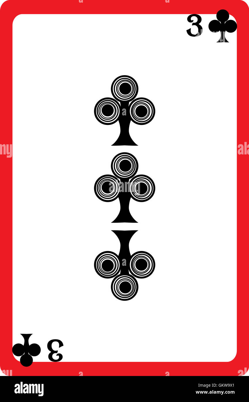 three of clubs Stock Photo Alamy