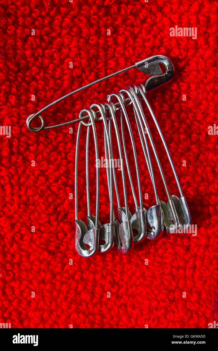 Safety pin clothing hi-res stock photography and images - Alamy