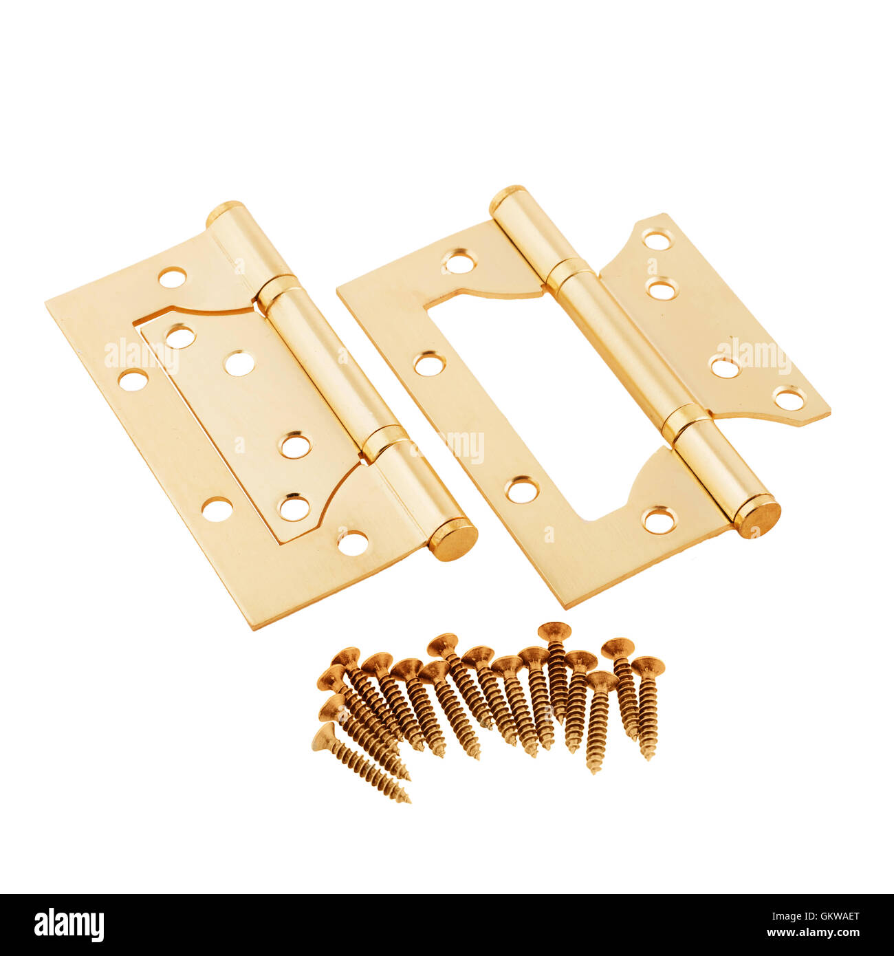 Small Hinges For Doors On A White Background Stock Photo, Picture and  Royalty Free Image. Image 29609582.