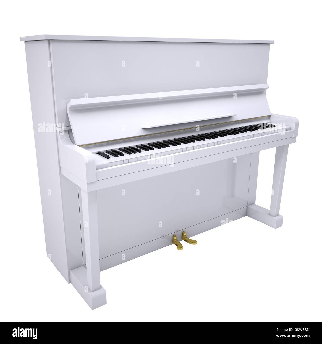 White piano Stock Photo