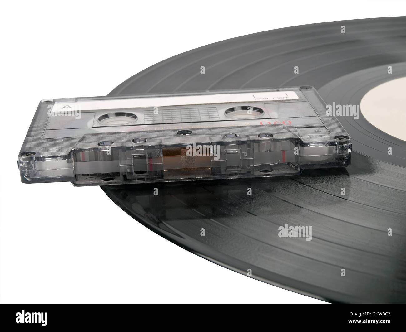 Record and cassette Stock Photo Alamy