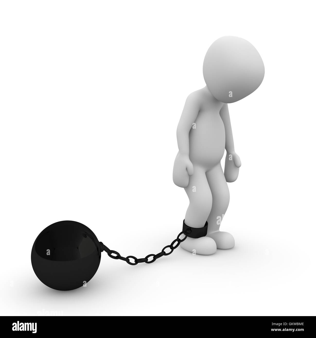 Old Prisoner Ball Chain Stock Photos - Free & Royalty-Free Stock
