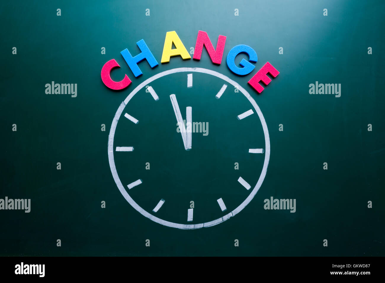 Time to change concept Stock Photo Alamy