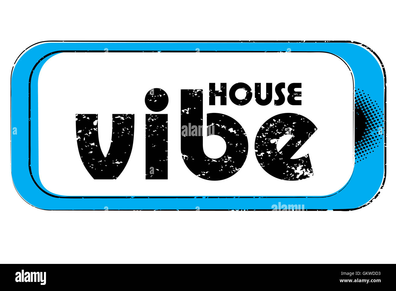 house vibe stamp Stock Photo