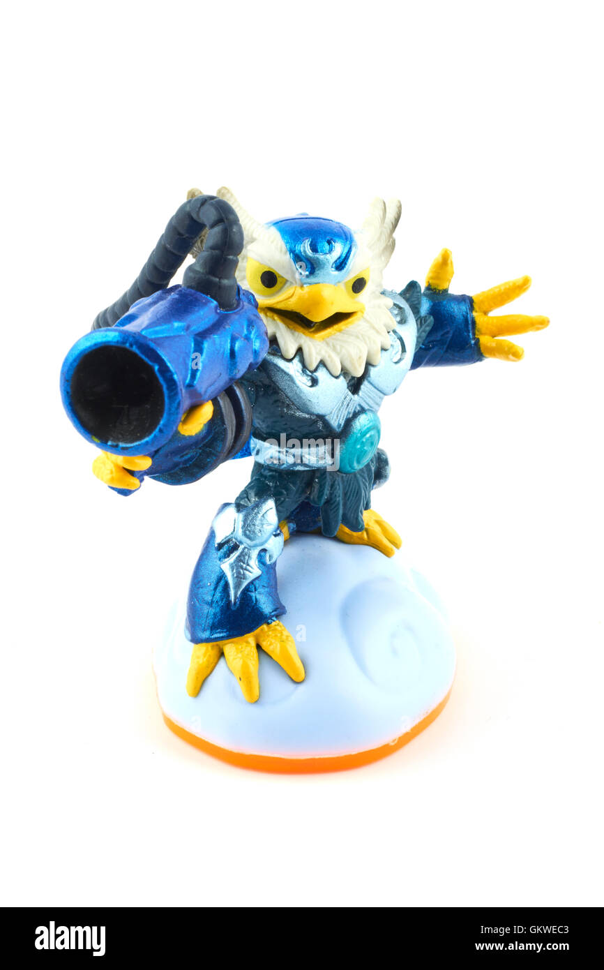 Jet-Vac One Of The Many Characters In The Skylanders Video Game Stock Photo