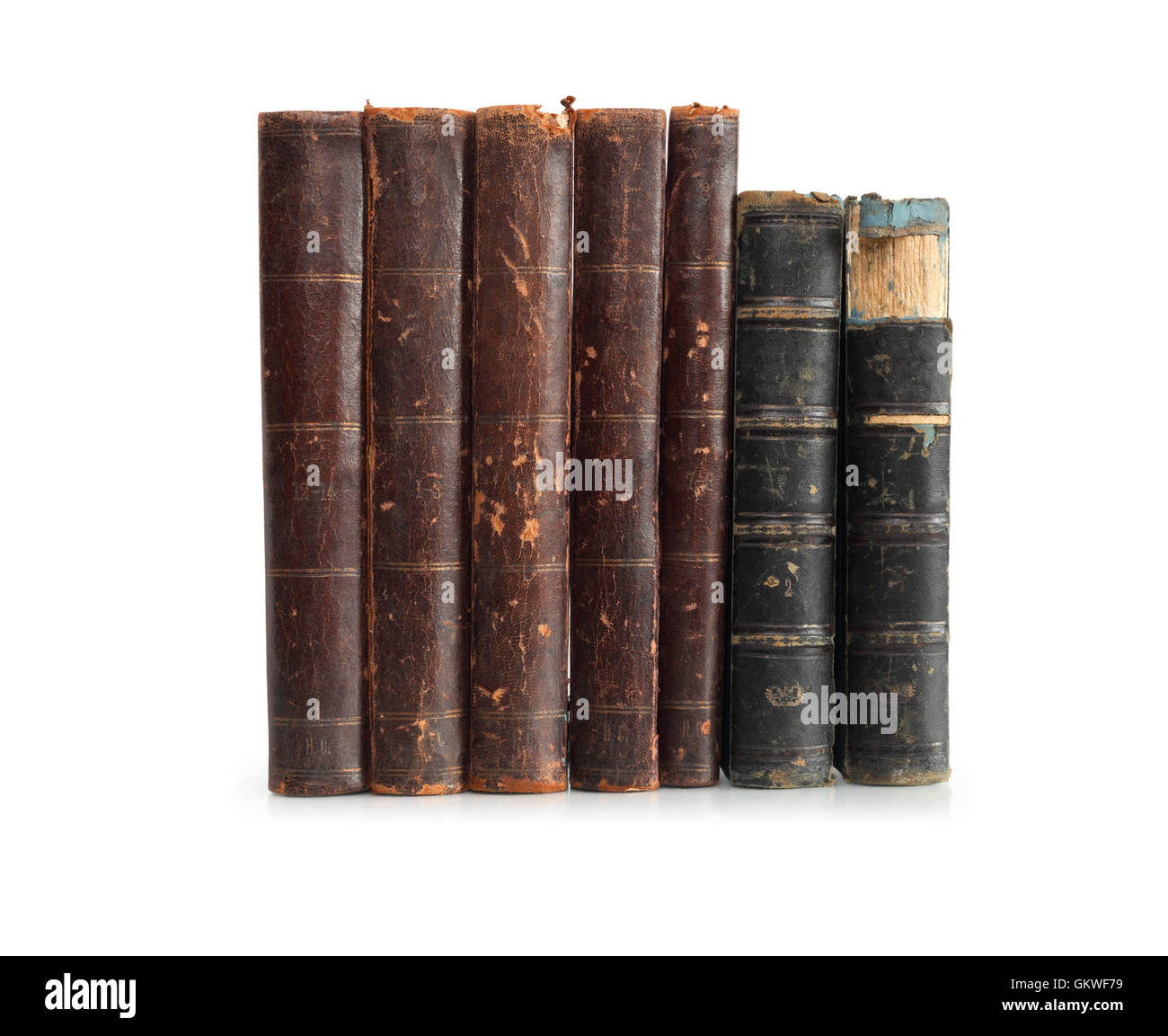 Antique Books Stock Photo