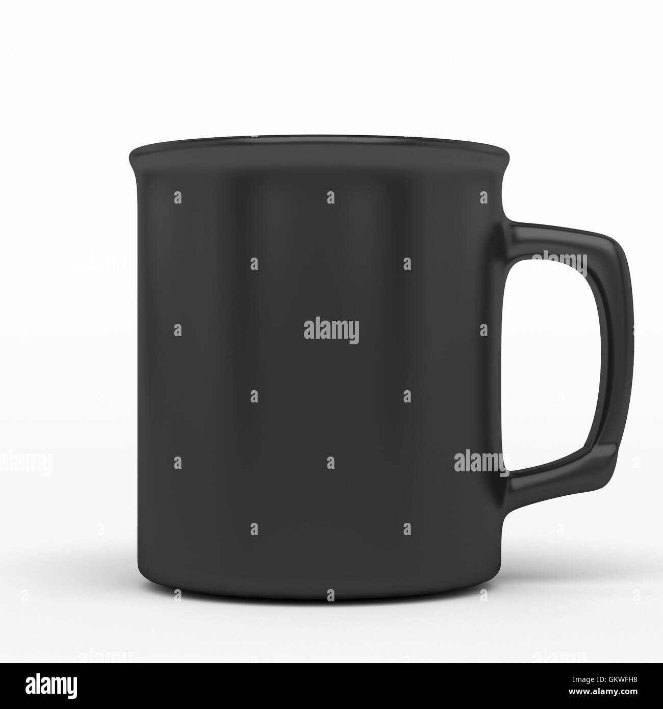 black coffee mug Stock Photo Alamy