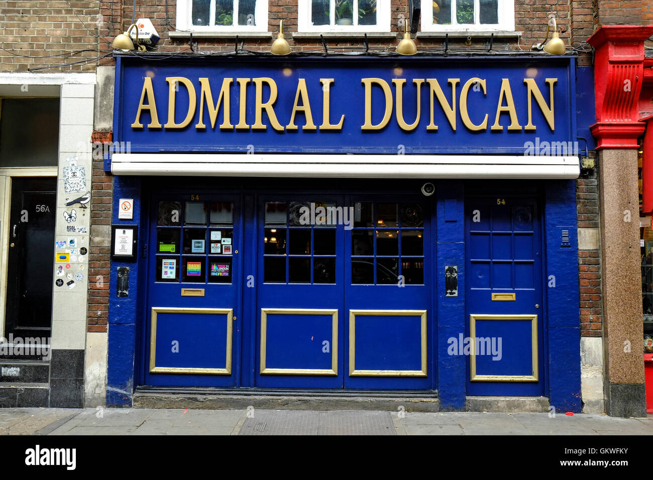 Admiral duncan pub soho hi-res stock photography and images - Alamy
