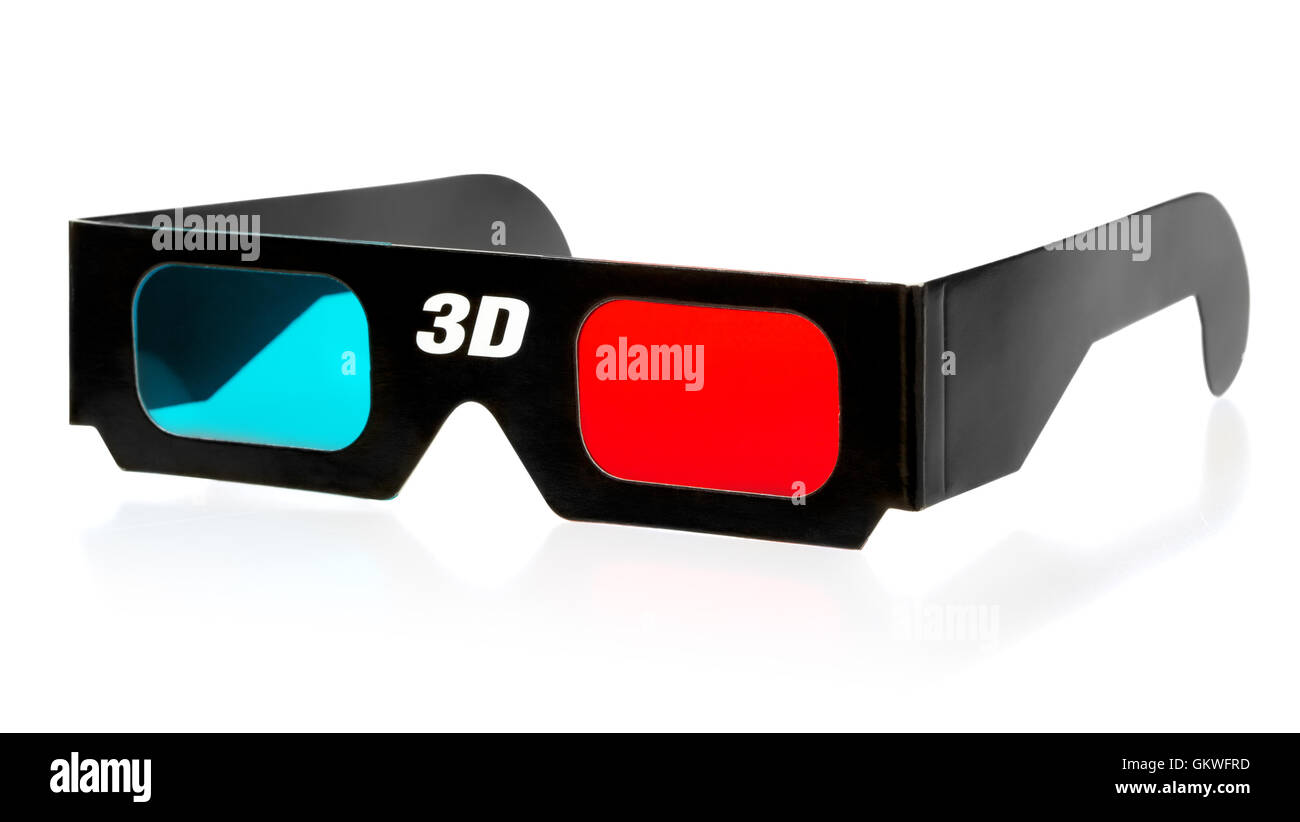 3d glasses movie Cut Out Stock Images & Pictures - Alamy