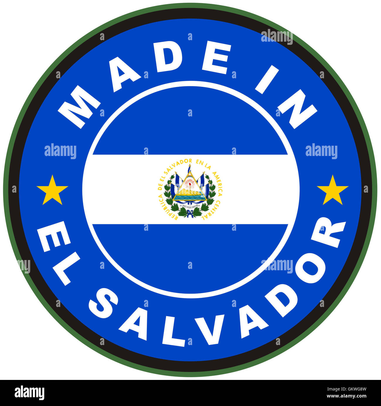 made in el salvador Stock Photo - Alamy