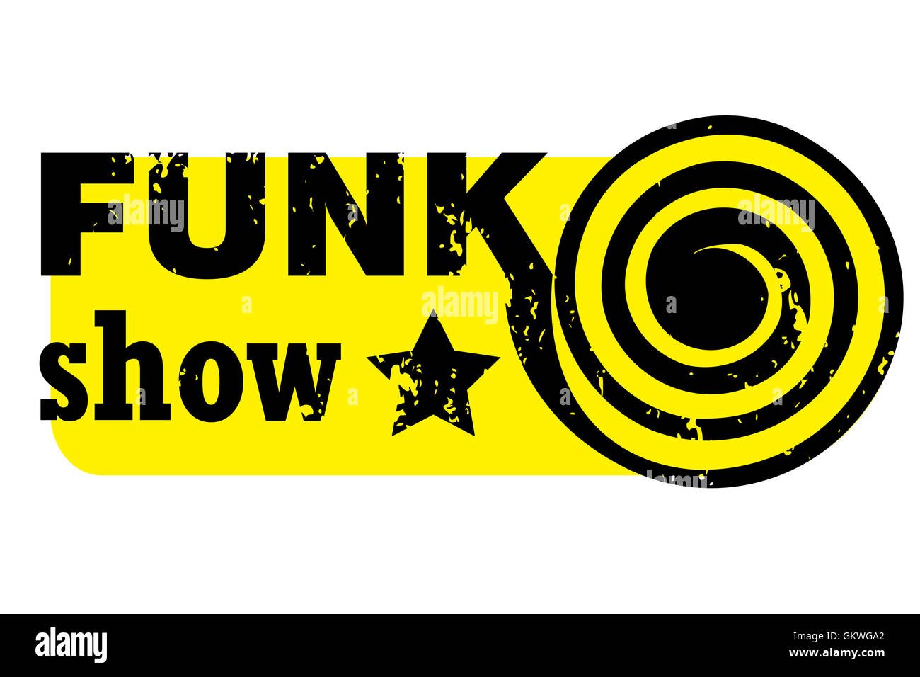 funk show stamp Stock Photo