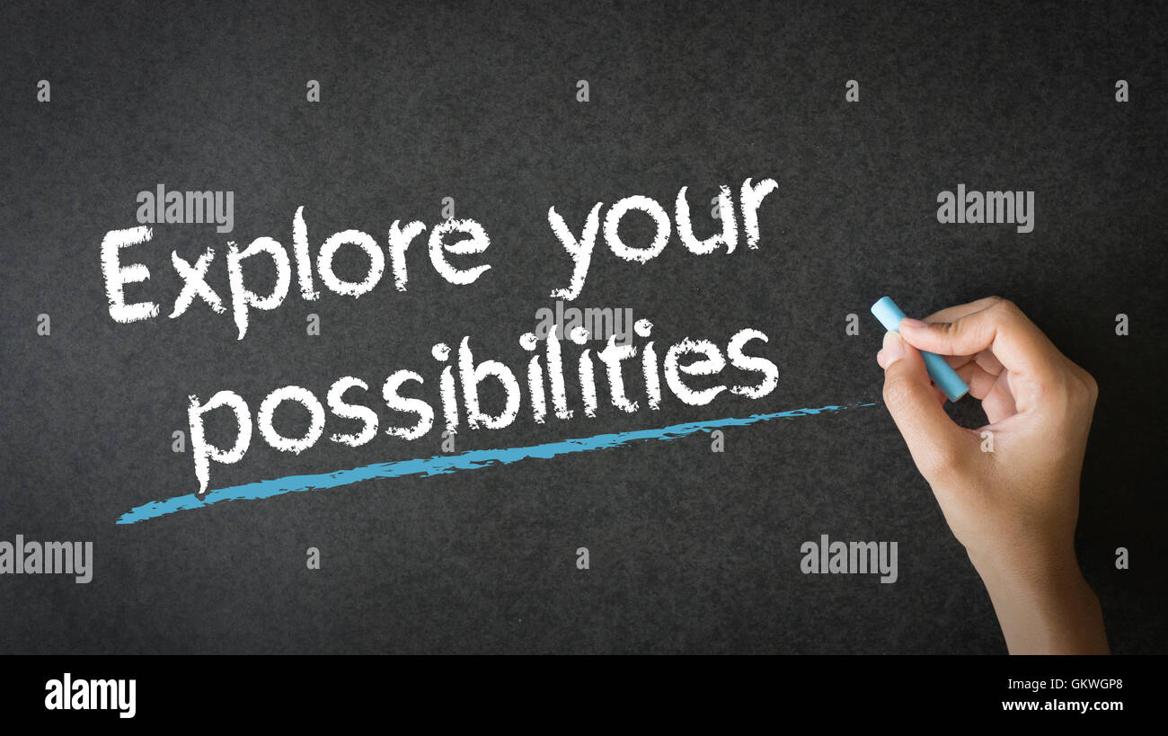 Explore Your Possibilities Stock Photo Alamy