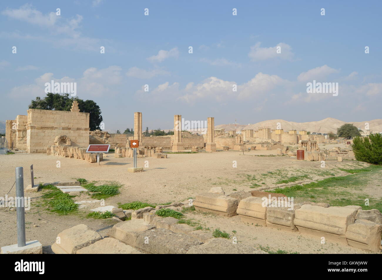 Hisham's Palace, West Bank, Palestine Stock Photo Alamy