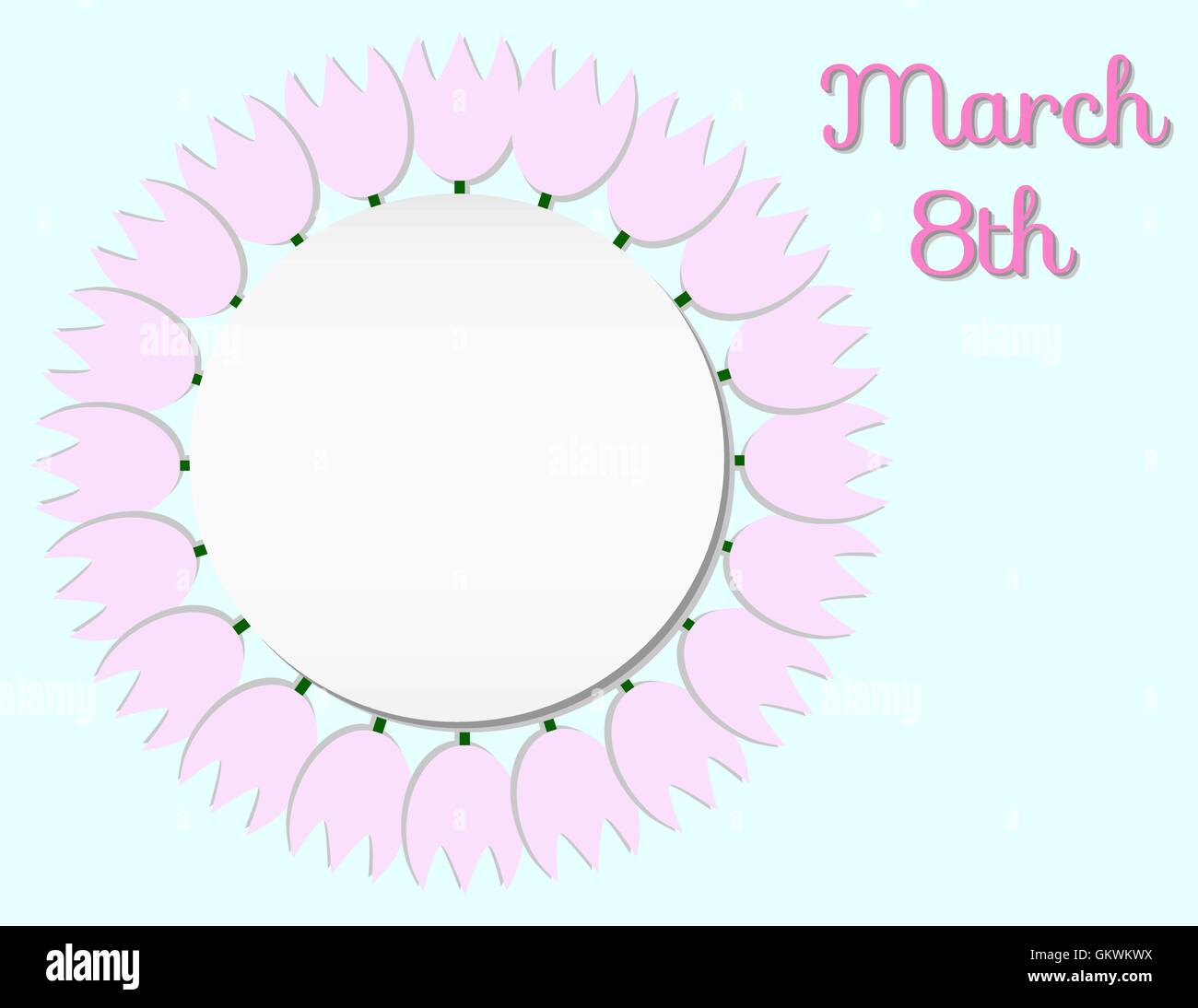 Women's Day March 8th Stock Vector