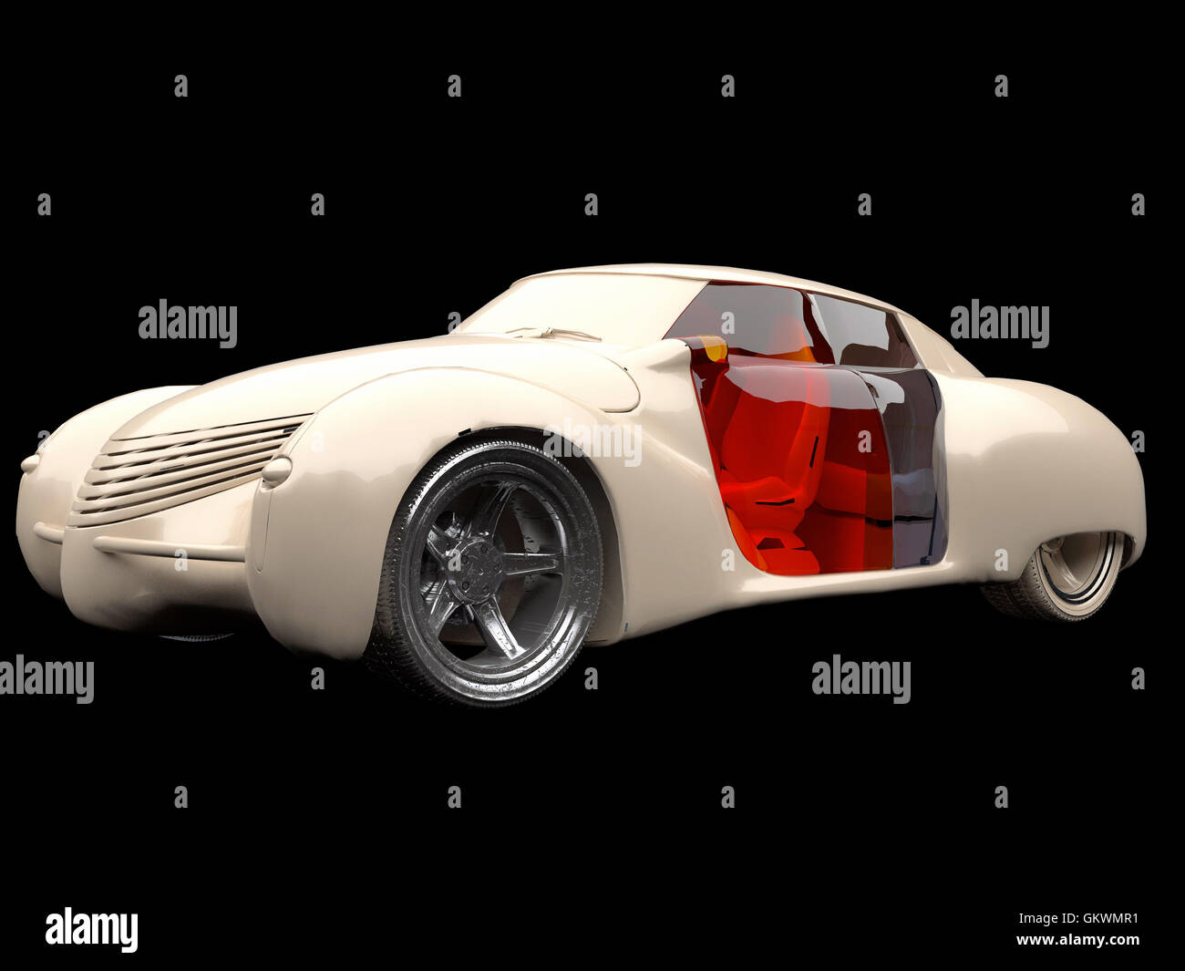 Generic model of car Stock Photo - Alamy