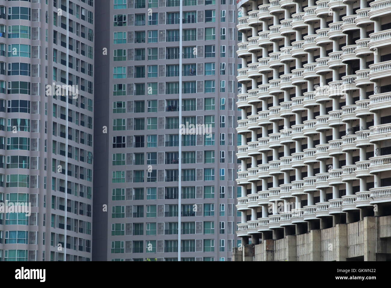 Thailand, Bangkok,  residential buildings Stock Photo