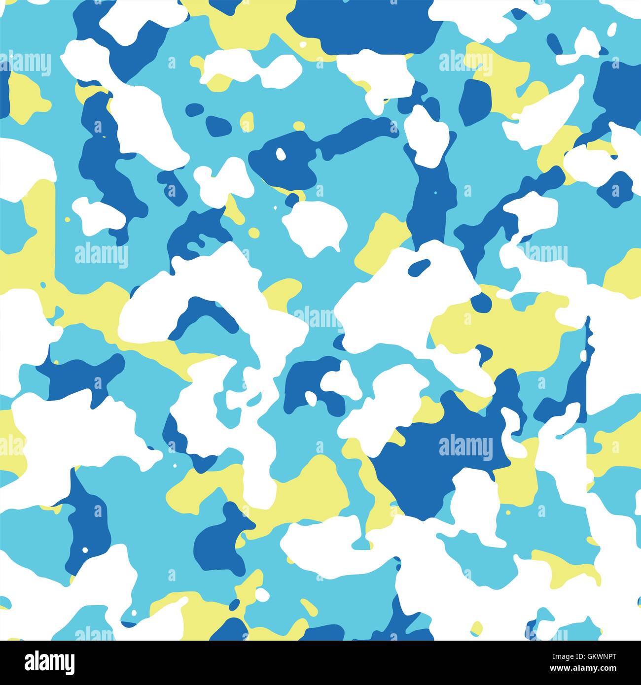 Seamless blue and yellow camo texture Stock Vector Image & Art Alamy