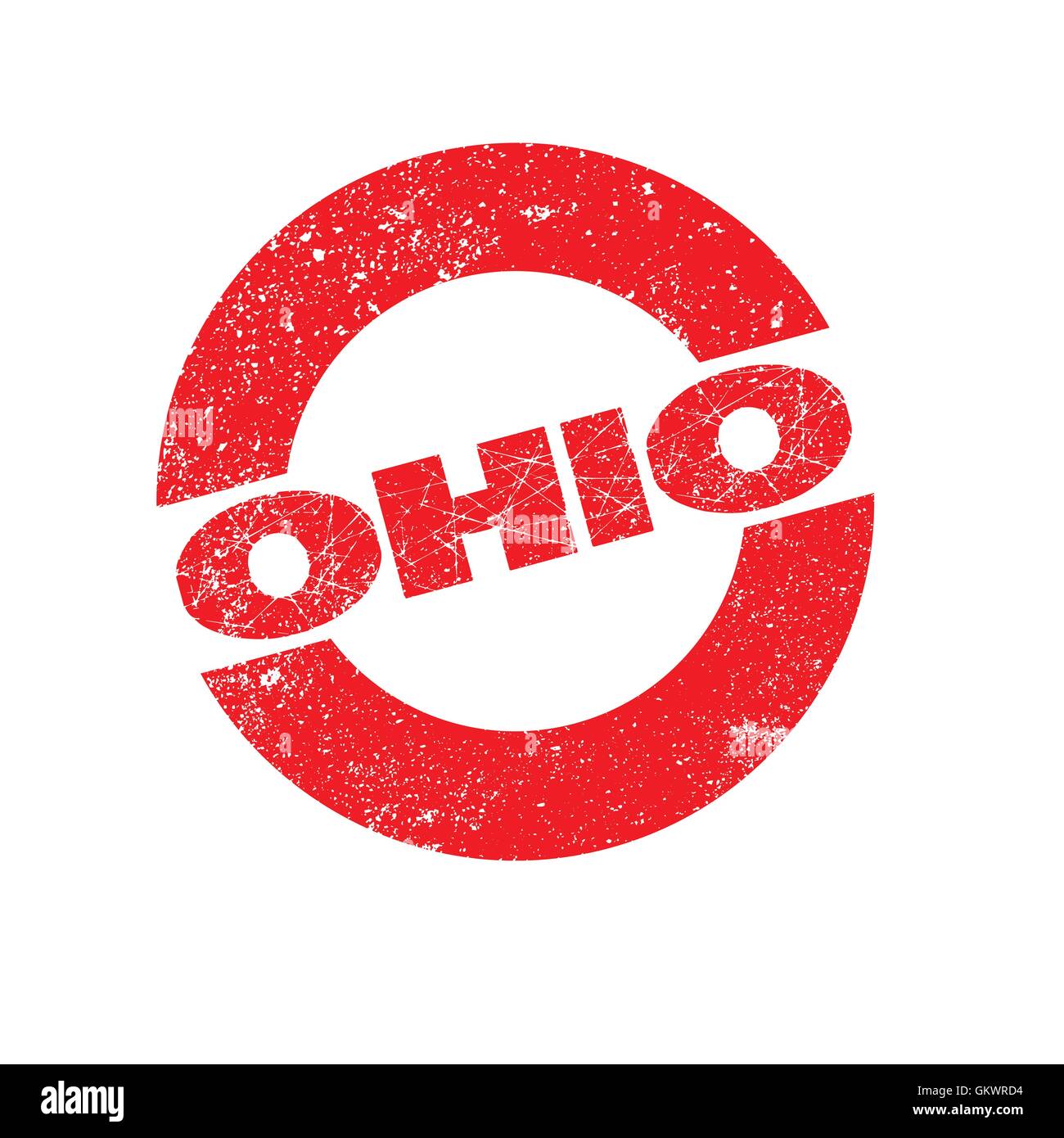Rubber Ink Stamp Ohio Stock Vector Image & Art Alamy