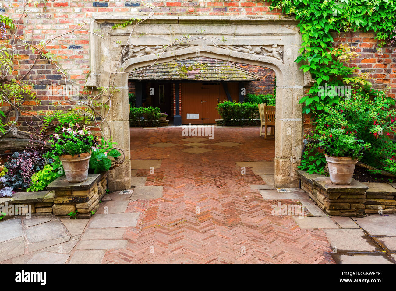 Kensington Roof Gardens in London, UK Stock Photo Alamy
