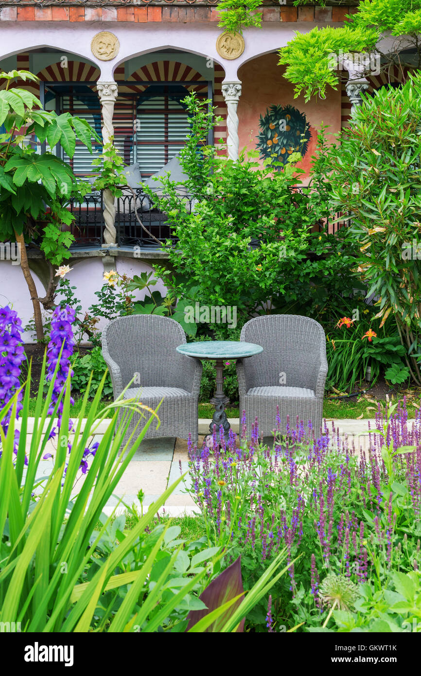 Kensington Roof Gardens in London, UK Stock Photo Alamy