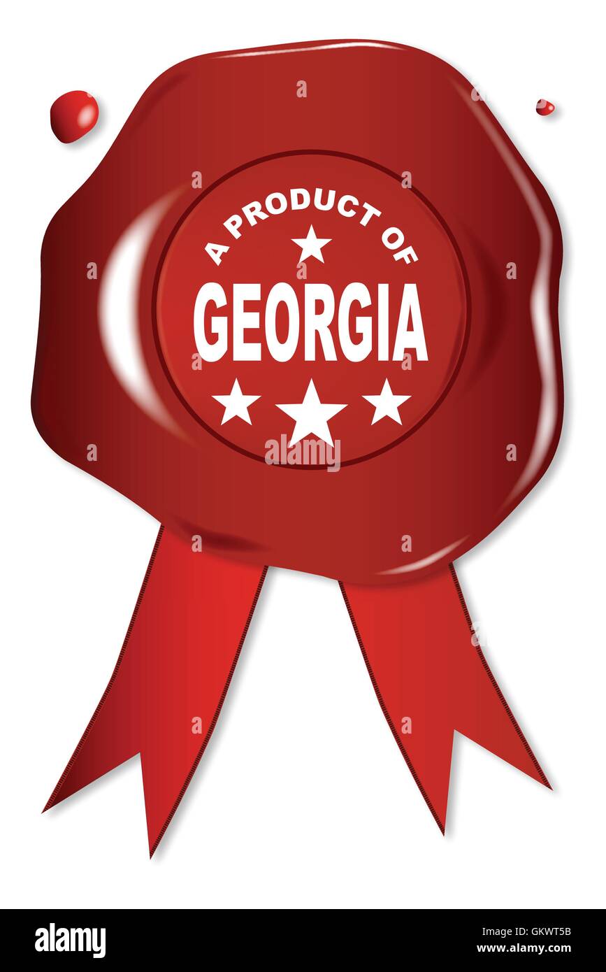 A Product Of Georgia Stock Vector