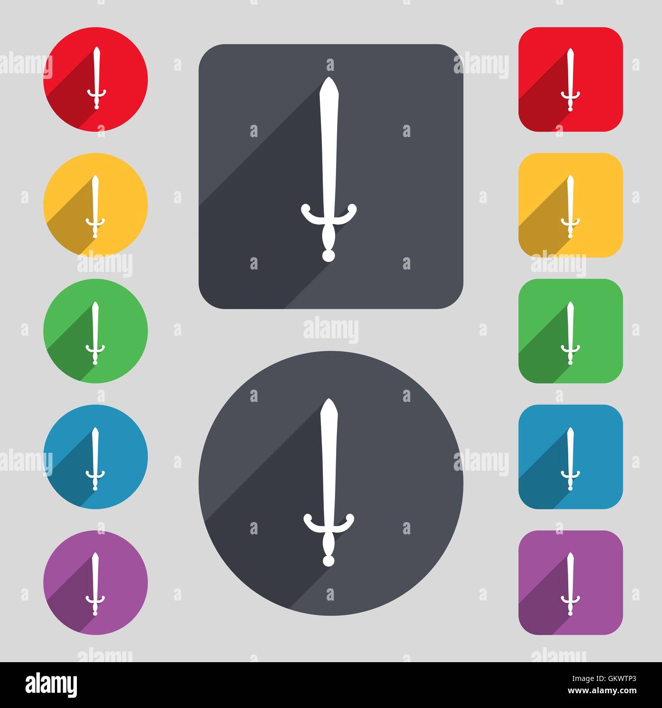 A cavalry sword Stock Vector Images - Alamy