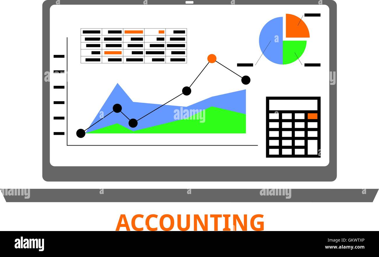 vector - accounting Stock Vector